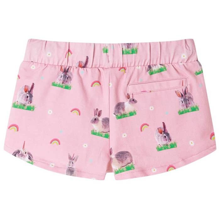 Short pour enfants avec cordon de serrage rose clair 92/104/116/128/140