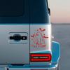 Reflective Car Sticker Waterproof Vinyl Decal Halloween Bat Ghost Pattern Decoration for Motorcycle Window Rear Winshield Bumper
