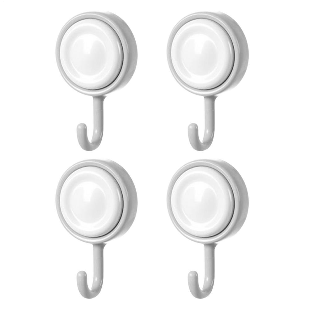 

Adhesive Shower Hooks 4 Pieces 360 Degree Rotating Adhesive Hooks Home Supplies for Kitchen Shower House Yard Cottage Beach