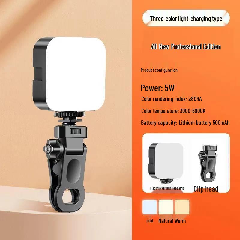 Portable RGB LED Fill Light for Mobile Photography & Live Streaming