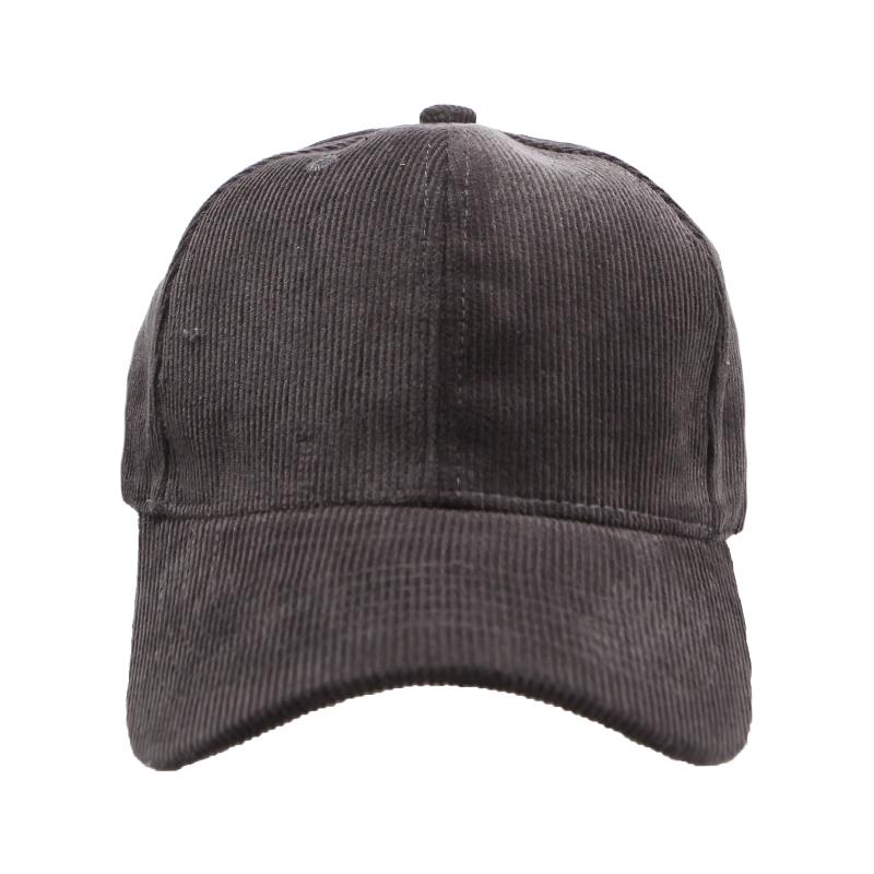EIGHTVOLUME Ev Plain Corduroy Cap (Gray)