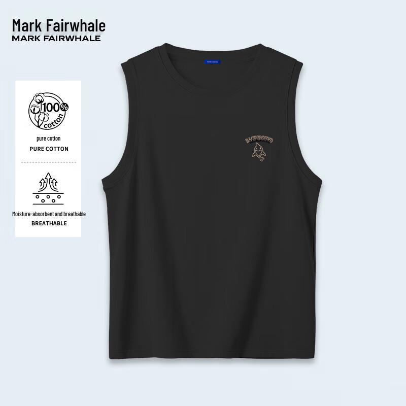 Mark Fairwhale Men s Pure Cotton Sports Vest M