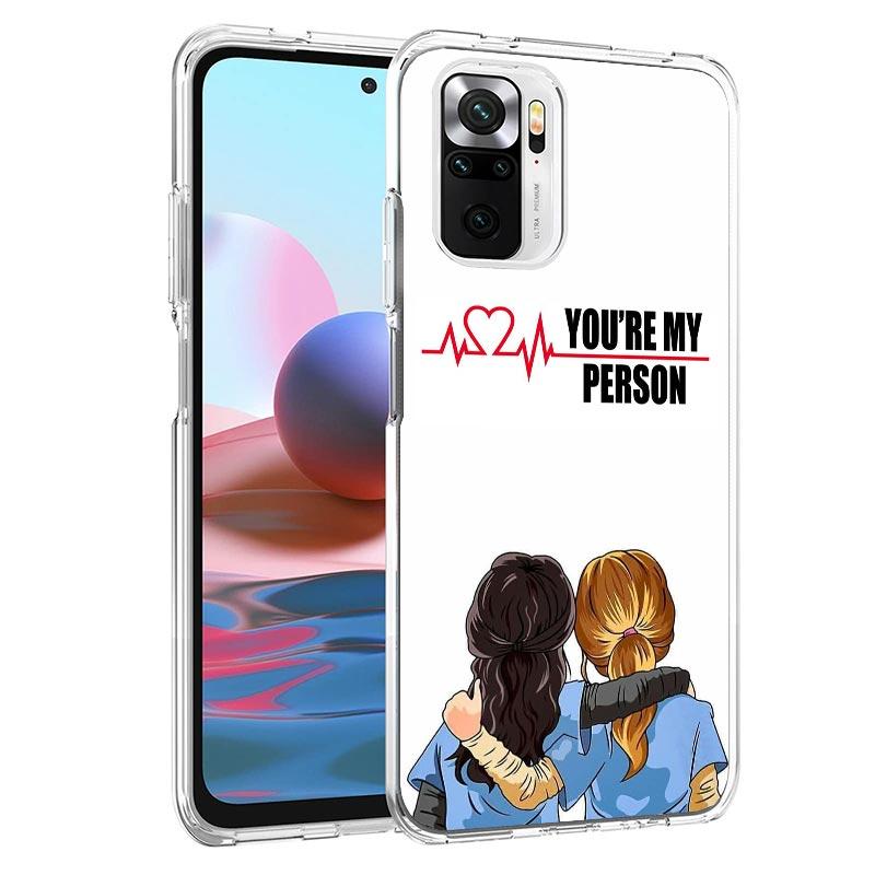 Greys Anatomy Person Case Phone Cover for Xiaomi Redmi 13 13C 14C 12 12C 10 10C 10A 9 9C 9A 9T 8 8A 7 7A 6 Pro 6A K70 K60 K40 K2