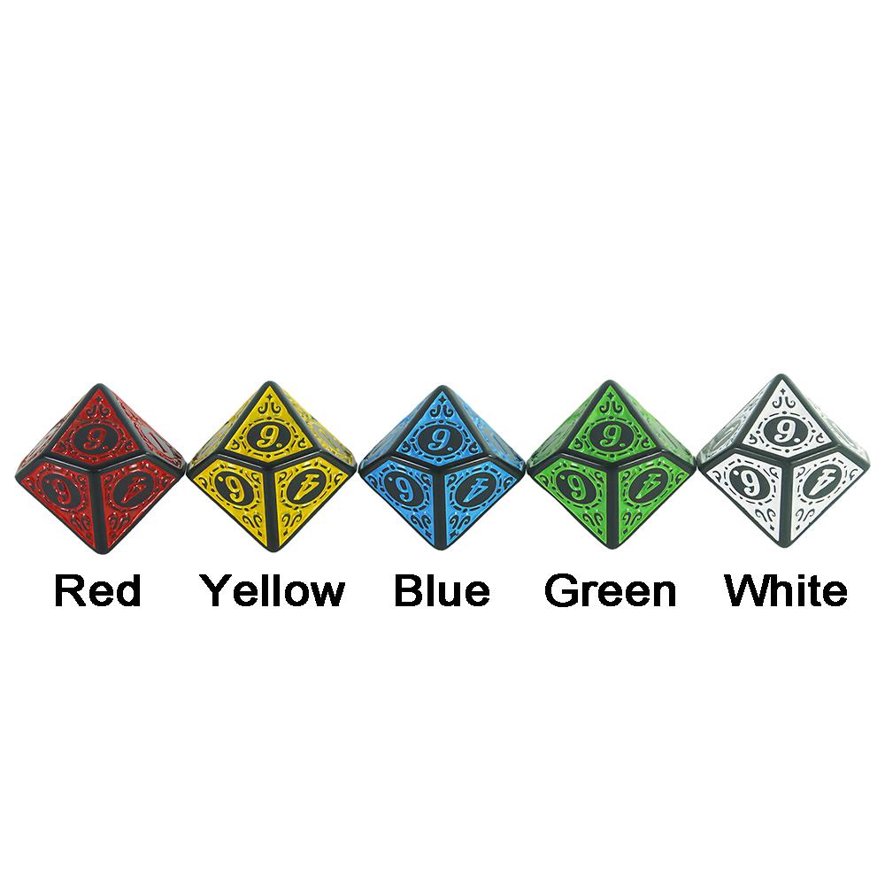 Multi-sided Dice Set 10 Sides for Board Game Accessories Hobby Holiday Gifts