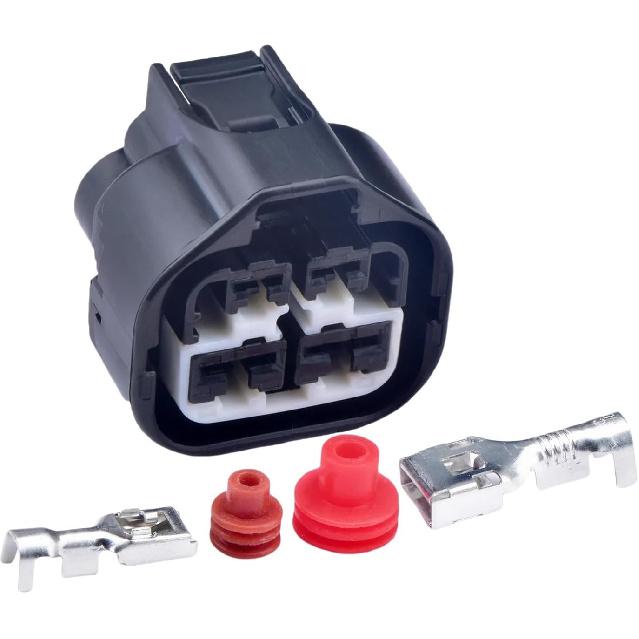 automotive connectors 4 Pin Automotive Connector Engine Body Socket 90980-11139 90980-11138 7283-7046-30 7282-7046-30 Fit Compatible Landcruiser easy 1 Pcs