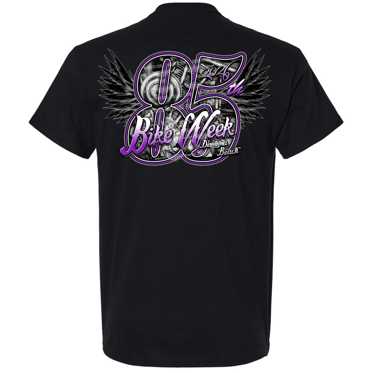 Ladies T-Shirt 2026 Bike Week Daytona Beach 85th Wings XXL