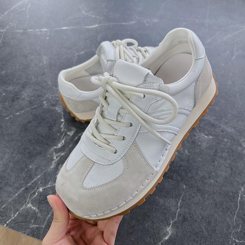 Fashion AIYUQI Forrest Gump Shoes Women Genuine Leather 2025 Spring New Flat Women Moral Training Shoes Casual Sneakers Women