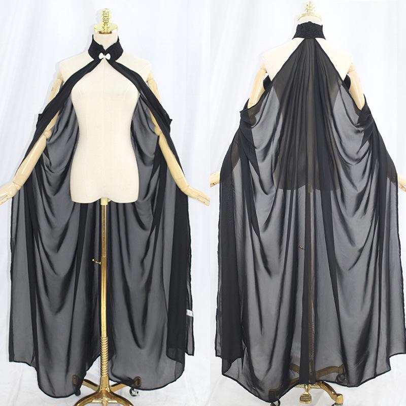 European & American Halloween Chiffon Halter Cape Women's Shawl Cloak Stage Costume