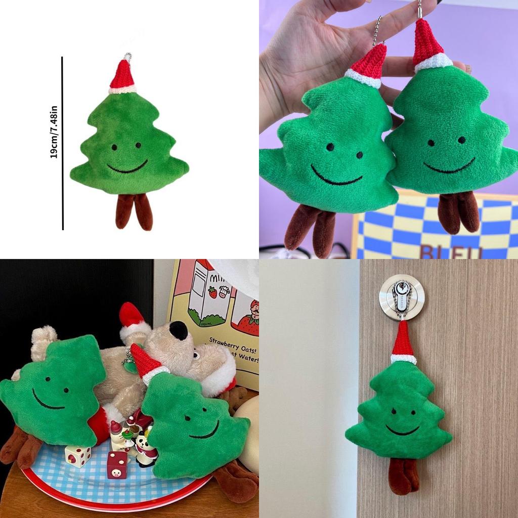 Adorable Green Christmas Tree Plush Toy Ornament Perfect For Festive Holiday Decor