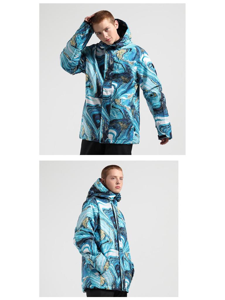 Men's Waterproof Ski Suit: Windproof Snowboard Jacket & Pants Set