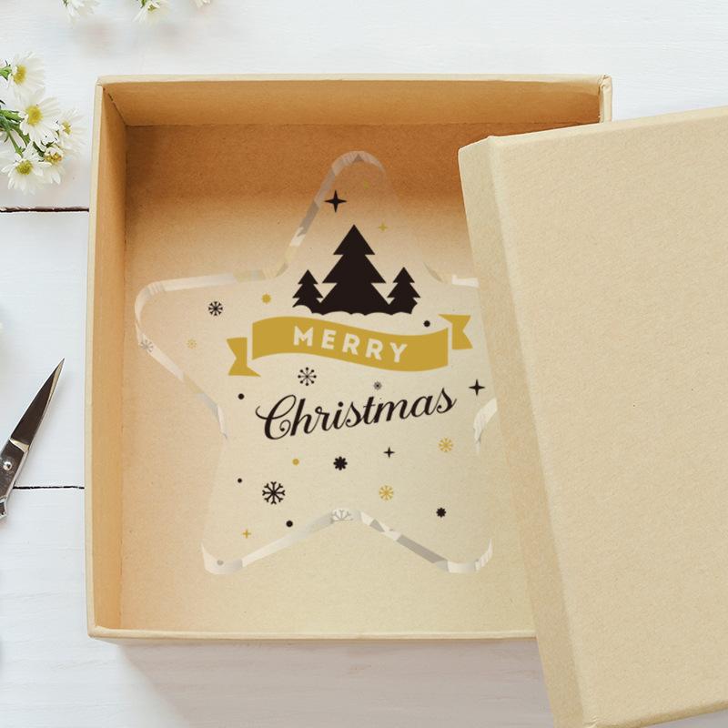 Pentagramm Klares Acryl Geschenk für Freunde und Familie Schlafzimmer Schreibtisch Verschönerung Ornamente