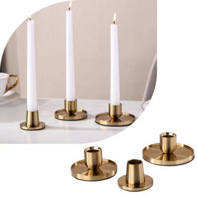 Dekoration Kerzenständer Dekoration Goldener Kerzenhalter Heimdekoration Hochzeitsdekoration Metallkerzenständer Schreibtisch-Kerzenständer Zuhause
