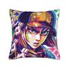 Jojo Steel Ball Run Pillow Cover  Soft Cushion Cover Kawaii Pillow Case For Sofa Couch Bed Living Room