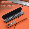 Temporary Tank Car Interior Parking Phone Number Plate Accessory