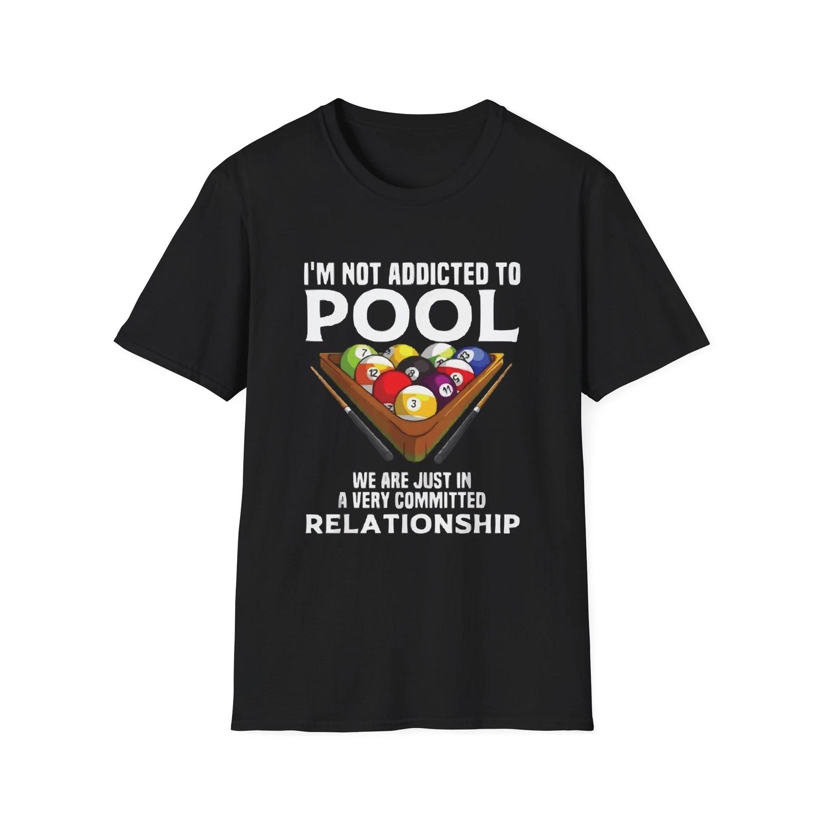 I m Not Addicted To Pool Softstyle T-Shirt S
