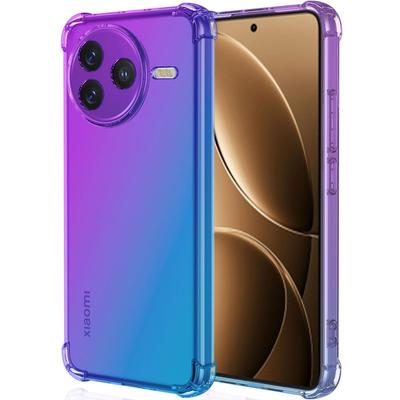 Gradient Dropproof Case for Xiaomi Poco F7 Pro, Purple/Blue