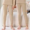 Children's Warm Autumn Pants - Boys' and Girls' Thick Wool Base Layer