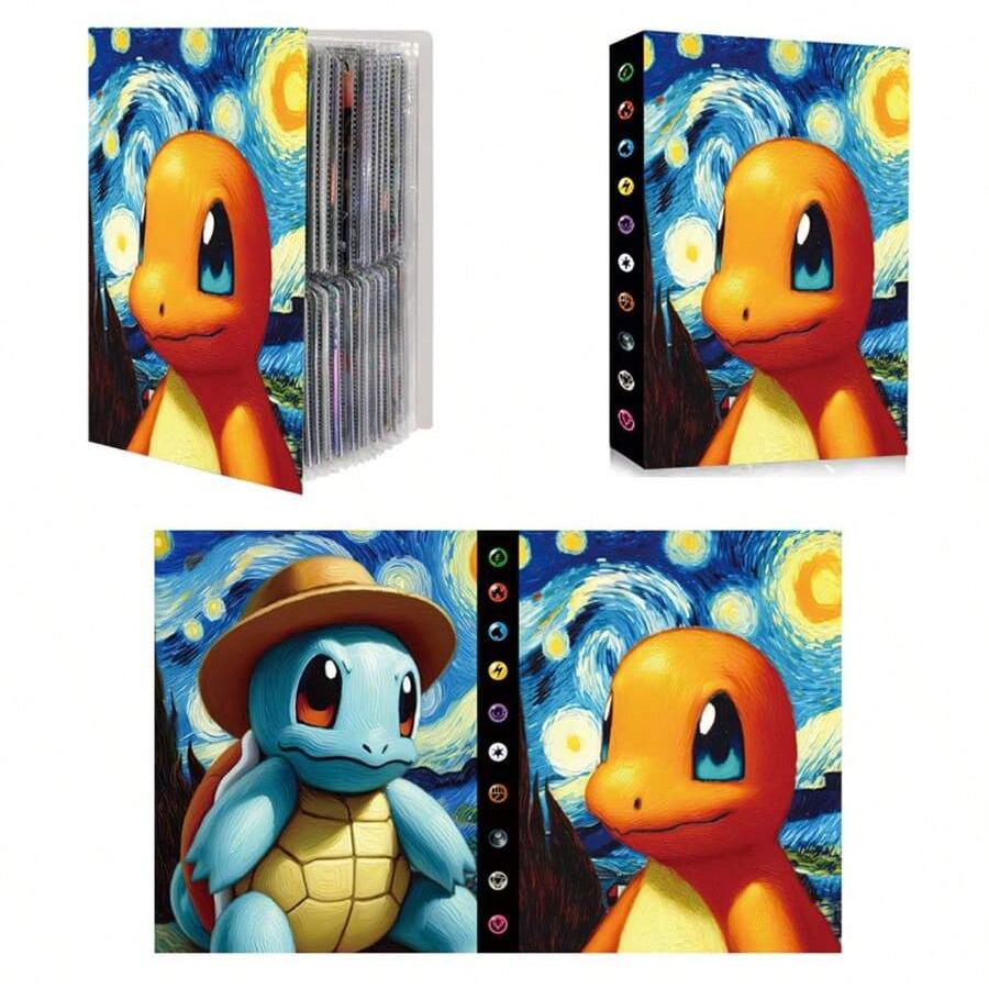 240 Card Album Book Game Card Holder Binder VMAX Game Card Collection Toys Gift (No Cards Included)