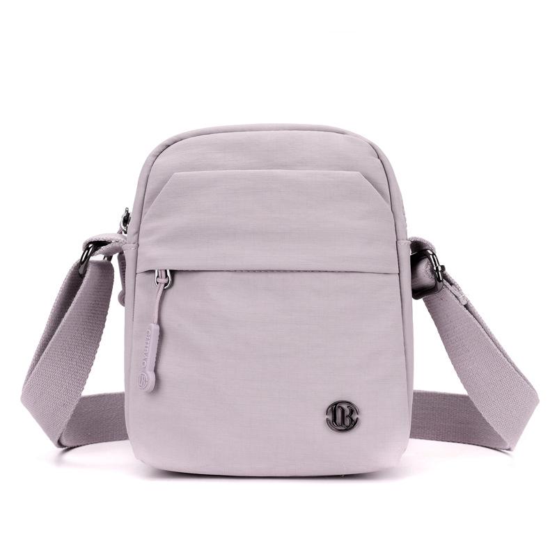 ChiBao Women's Summer Nylon Crossbody Bag - Lightweight, Wear-Resistant, Portable, Casual Small Square Bag.