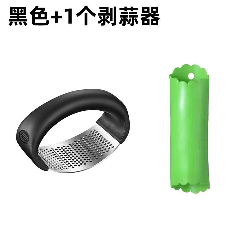 Stainless Steel Garlic Press Manual Mashing Garlic Kitchen Multifunctional Household Garlic Press Garlic Squeeze Garlic Powder Tool