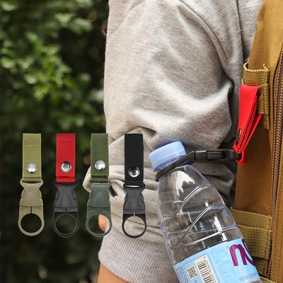 Outdoor Tactical Nylon Getränkeflasche Wasserflasche Hängeschnalle Bergsteigenschnalle Tragbarer Wasserflaschenhaken