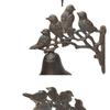 Cast Iron Four-bird Branch Bell Suitable for Courtyard Garden Wall Doorbell Creative Decoration Crafts