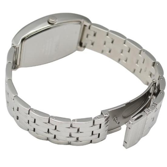 Michel Jurdain Tonneau with 5 Metal Black and Women's Watch, Shape, Diamonds, Strap, Multicolor, SL-1000A-2B