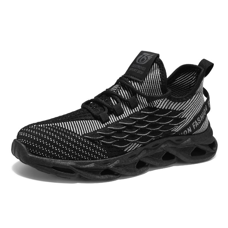 2025 Running Sneakers Newest Breathable Comfort For Men Low Top Large Size Men's Sports Increase Shoes Mesh Jogging Casual