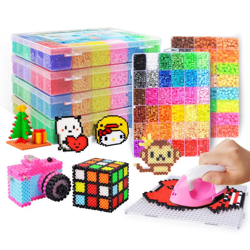 24 72 Colors 5mm Hama Beads Iron Beads Diy Puzzles 2.6mm Education Beads 100% Quality Guarantee Perler Fuse Beads Diy Toy