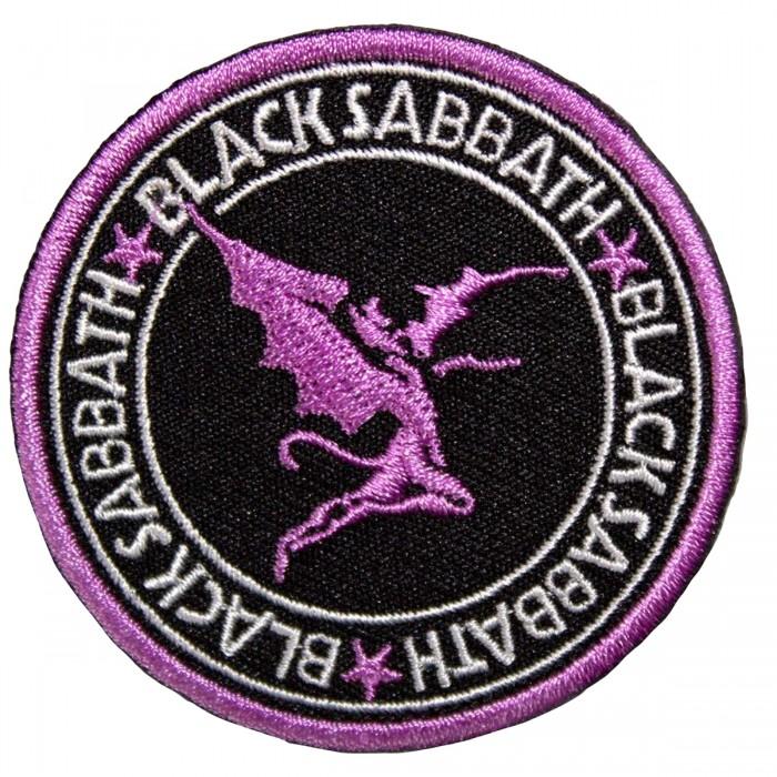 Black Sabbath Daemon Circle Iron On Patch