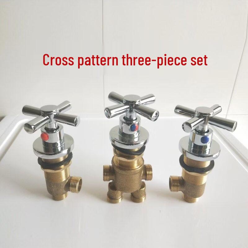 TLXT Wall-Mounted Bathtub Faucet Mixer Set
