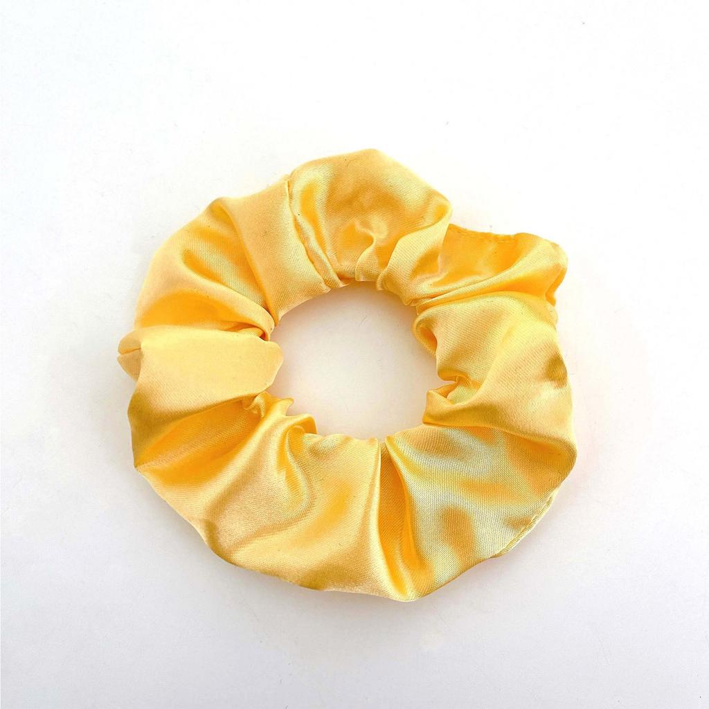 Silk Hair Scrunchies/Ties For Frizz & Breakage Prevention, No Damage, Elastic Ponytail Holders, 1Pc