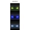 2pcs Car LED Daytime Headlight With Wind Powered Fan Floodlights Auxiliary Lighting Motorcycle Lamp For Enhanced Visibility