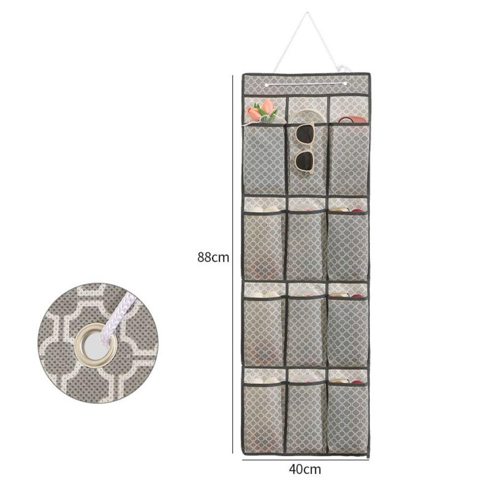 Space Saver Hanging Storage Bag Wall-mounted Shoe Rack Sundries Bag  Sundries Organization