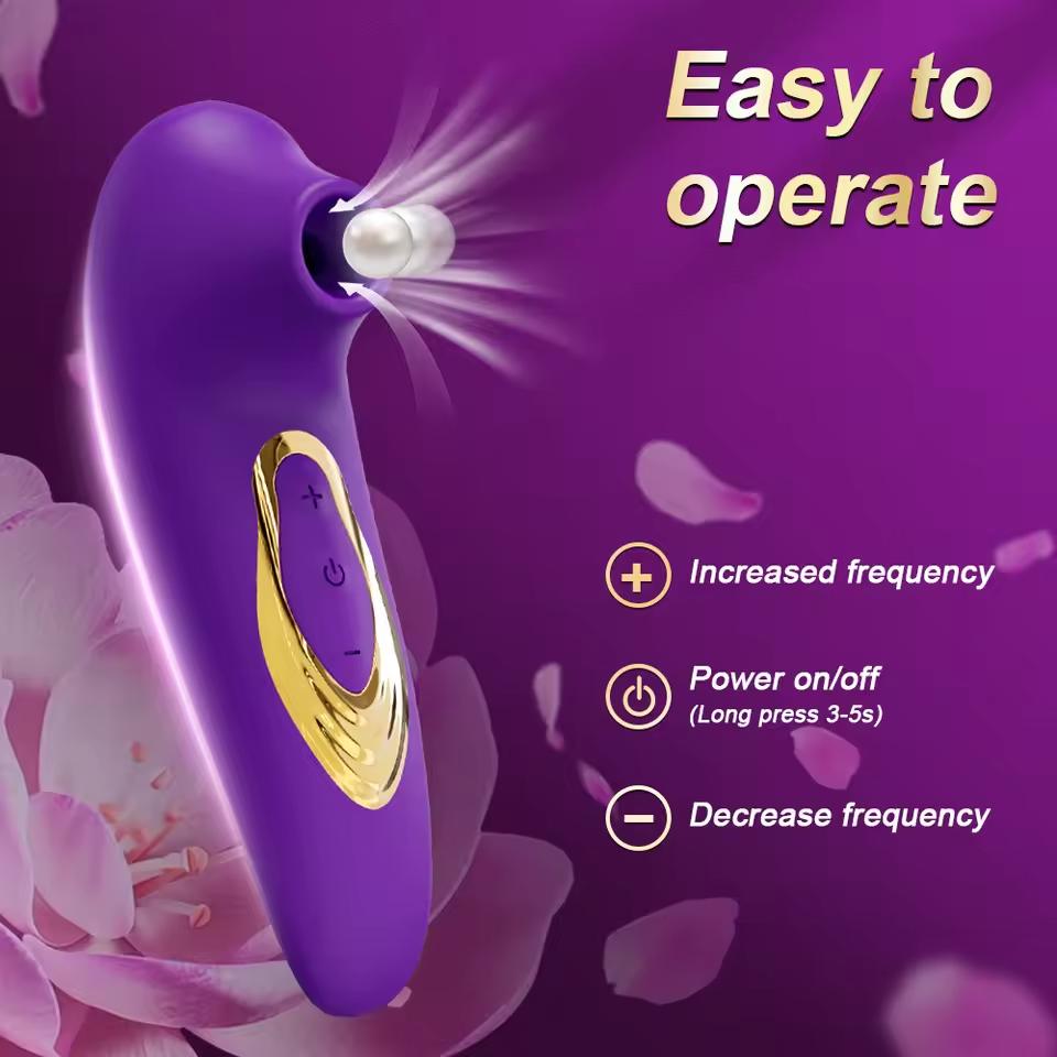 Rechargeable Powerful Oral Tongue Sucking Vibrator Women Vacuum Suction Clitoris Massager Blowjob Nipple Stimulator Adult Sex Toys Climax Masturbator