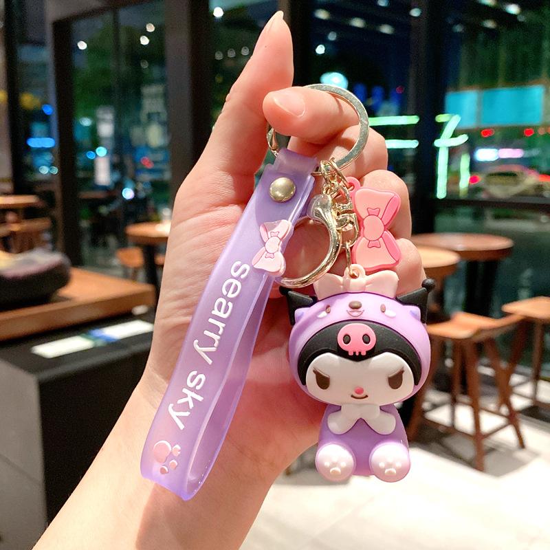 Mingchuang Cartoon Doll Key Chain Personalized Creative Car Keychain Pendant Jade Cinnamon Dog Pendant large