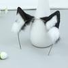 Black White Idol Doll Headwear Cat Ear Cat Wolf Ears Headwear for Cotton Doll  Girl Gift
