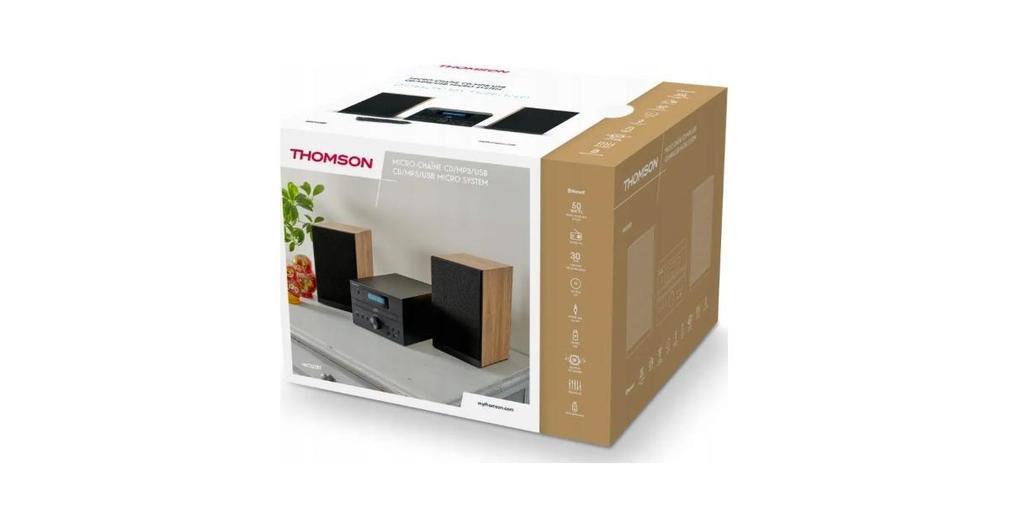 Thomson MIC123BT - mikrowieża z Bluetooth, CD, USB, FM, Thomson