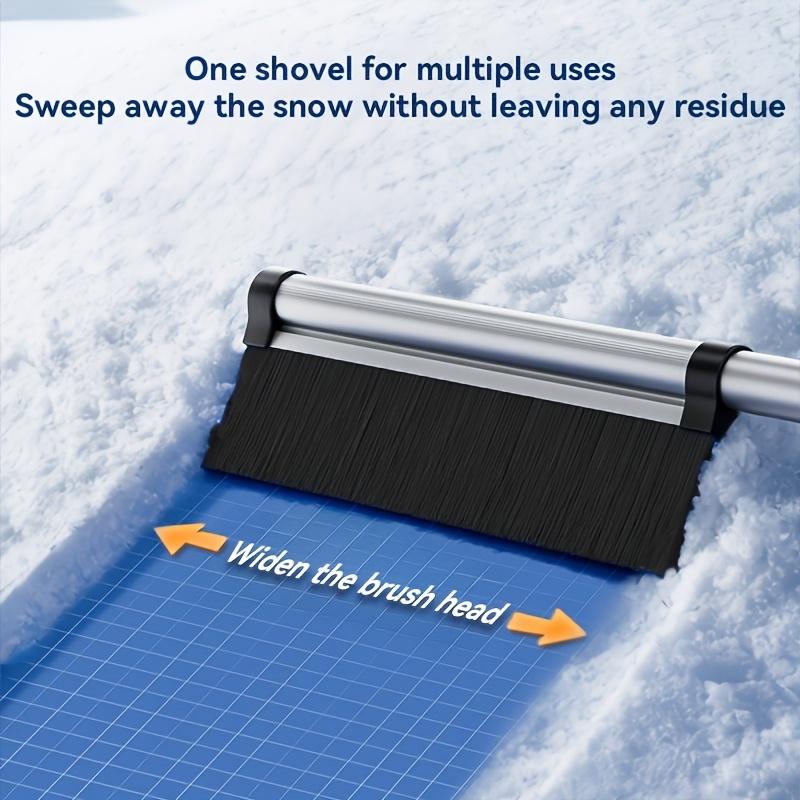 Telescopic Car Snow Brush Ice Scraper Retractable Extendable Snow Removal Tool Windshield Auto Cleaning Tool Winter Accessories