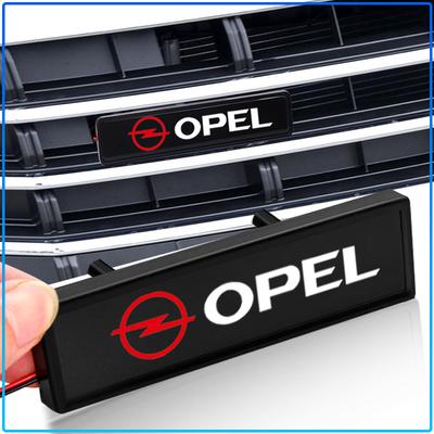 Auto Dekoratives Licht LED Fronthauben-Kühlergrill-Emblem Abzeichen Dekoration für Astra C G H Insignia J K Zafira B Corsa Vectra C Corsa C