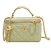 Premium Textur Ausländischer Stil Mini Damen Tasche Frühling und Sommer 2025 Neue Mode Diamantkette Schultertasche Handtrage Kleine Quadratische Tasche