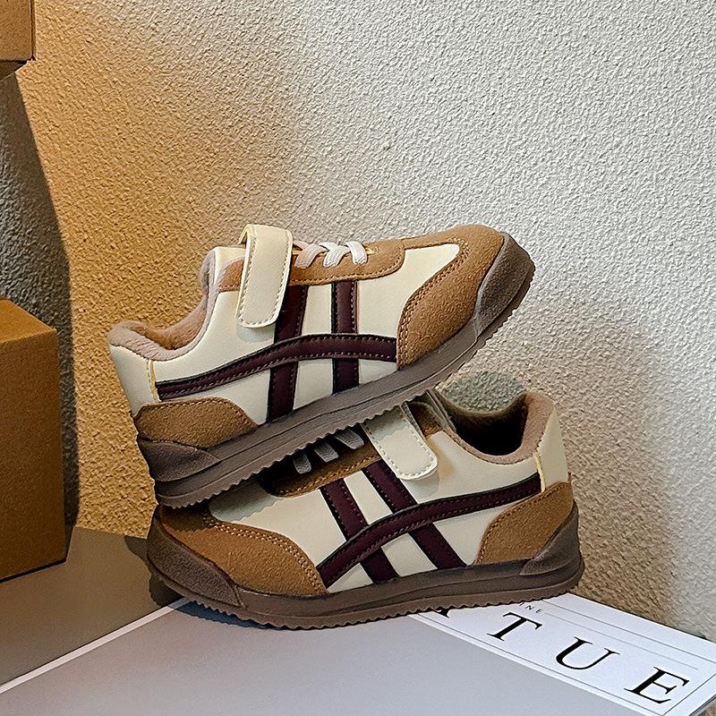 Winter Hot-selling Boys and Girls Plus Velvet Warm and Comfortable Soft Sole Casual Shoes