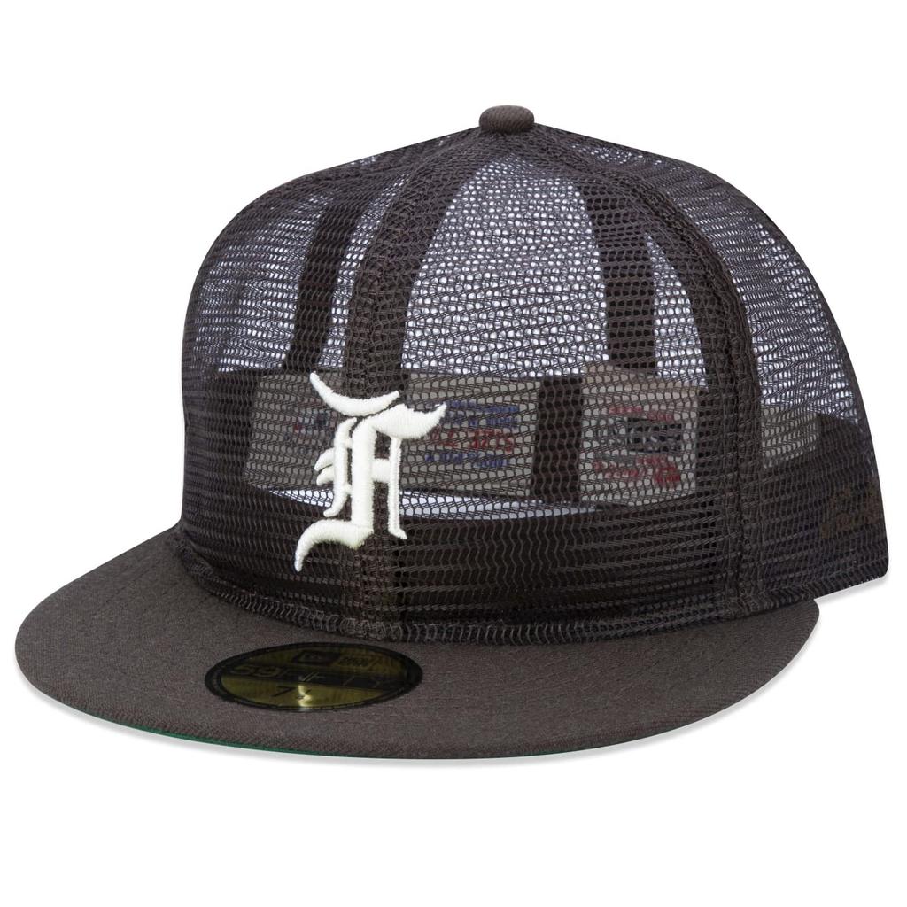 [New Era] Fear of God Essentials x Mesh Cap MESH 59FIFTY CAP [BROWN] (JP, number size, 60.5 cm)