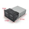 Car Fast Charger Dual TYPE-C PD Port Charging Interface Adapter for Toyota Camry For Corolla RAV4 Land Cruiser 18-22