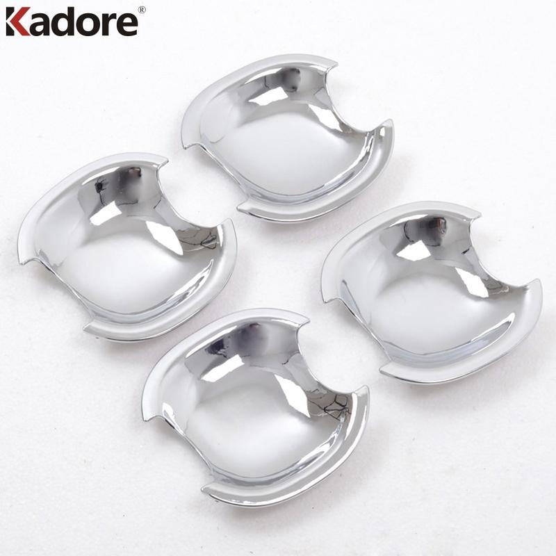 Side Door Handle Bowl Cover Trim For Toyota Camry XV50 2012 2013 2014 2015 Chrome Car Exterior Handles Cup Frame Accessories