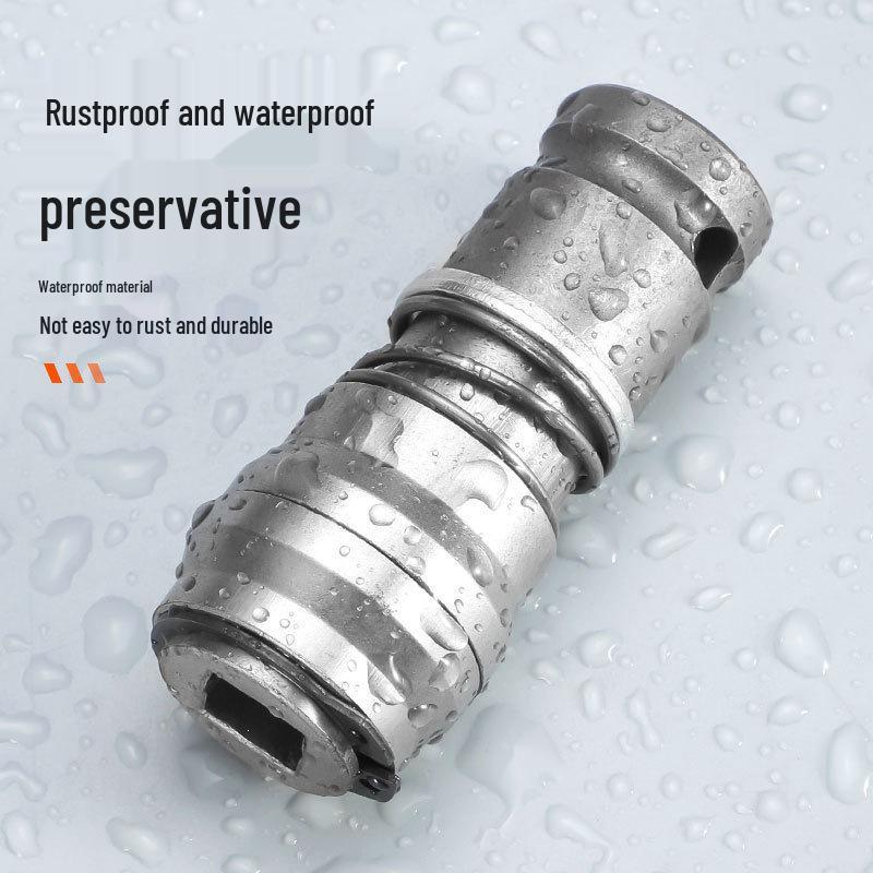 Universal Electric Wrench To Rotary Hammer Converter with Square and Round Handles, Two-Groove Drill Bit Adapter