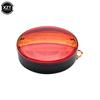 2PCS Car Tail Light Contains Two Colors Round LED Rear Brake Light 12/24V Turn Signal Lamp For Car Lorry Truck Van Trailer