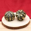 Walnut Brass Handheld Decompression Ball - Creative Desktop Ornament and Elderly Fitness Handicraft