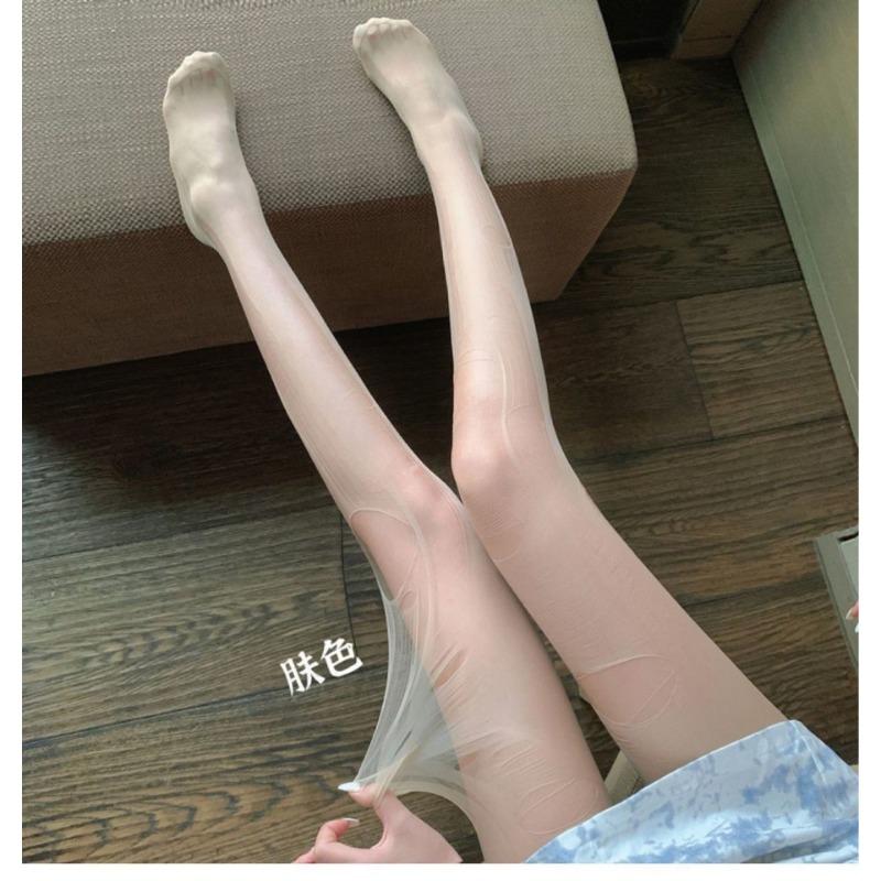 Sex stockings sexy black unopened stockings hand-torn free stockings one-time arbitrary tear cut stockings sex