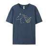 Crazy Short Sleeve Tees Christmas Crew Neck Premium Cotton Unisex T Shirts Horse Art T Shirt Equestrian Crazy Tshirts Classic